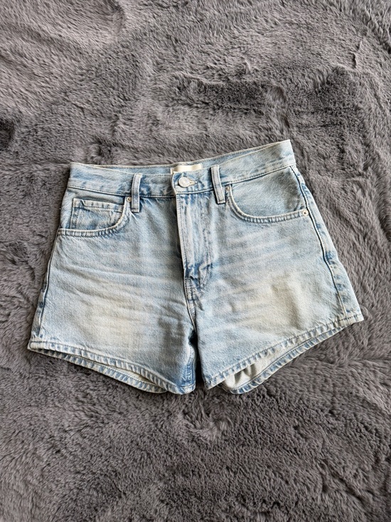 Frame Denim Pants - Frame Denim Light Blue High-Rise Jean Shorts